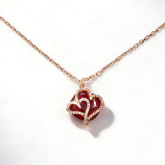LOVE RED AGATE Necklace
