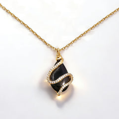 ANNA BLACK AGATE Necklace