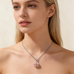 PINK Turquoise Necklace