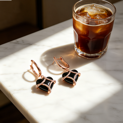 ELEANOR BL AGATE Earrings
