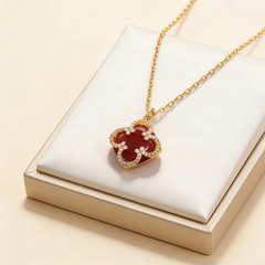 SYLVIA RED AGATE  Necklace