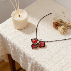 SASA FLOWER ENAMEL Necklace