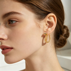 FEROCIOUS SNAKE Earrings/GOLD
