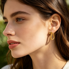 FEROCIOUS SNAKE Earrings/GOLD