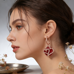 LOVE RED AGATE Earrings