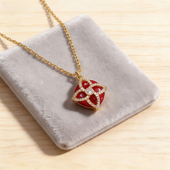 SILICA RED AGATE  Necklace