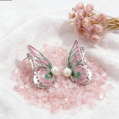 Iridescent Wings Earrings/GOLD