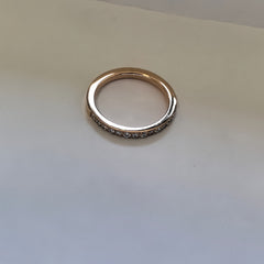 Dainty Gold CZ Ring/RSG Stainless Steel