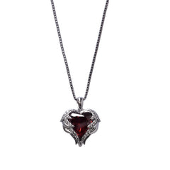 Amore Garnet heart NCK/RHOD