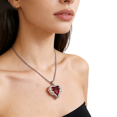 Amore Garnet heart NCK/RHOD