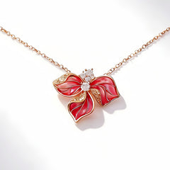 SASA FLOWER ENAMEL Necklace