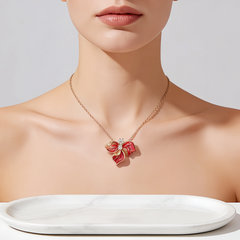 SASA FLOWER ENAMEL Necklace
