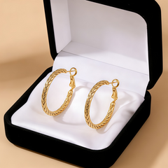 SIMO Hoop huggie EAR/Gold