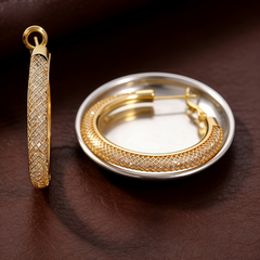 PRESTON Hoop huggie EAR/Gold