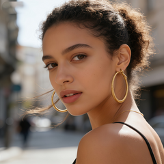 Jea Hoop huggie EAR/Gold