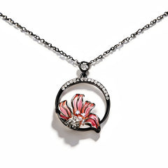 MINA ROUND FLOWER ENAMEL NCK