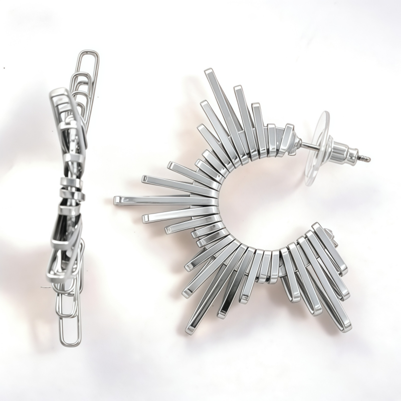 STAR Hoop huggie EAR/Gold