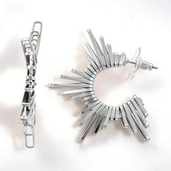 STAR Hoop huggie EAR/Gold