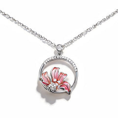 MINA ROUND FLOWER ENAMEL NCK