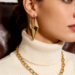 ZOE Hoop huggie EAR/Gold