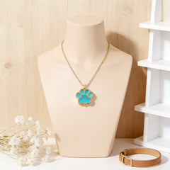 BEAR PAW BLUE ENAMEL NCK