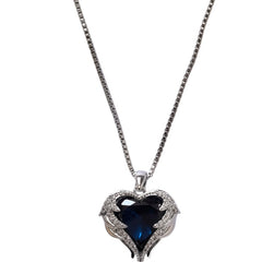 Amore Deep Blue heart NCK/RHOD