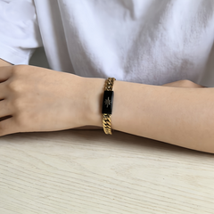 Stellar Bar Bracelet/GOLD Stainless Steel