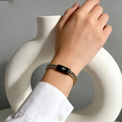 Stellar Bar Bracelet/GOLD Stainless Steel