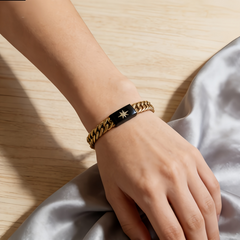 Stellar Bar Bracelet/GOLD Stainless Steel
