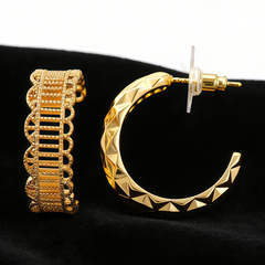 JAMIE Hoop huggie EAR/Gold