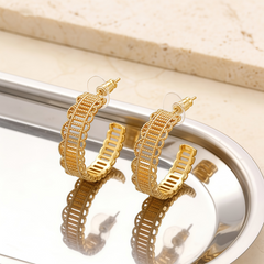 JAMIE Hoop huggie EAR/Gold