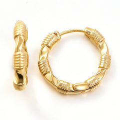 EMILIE Hoop huggie EAR/Gold