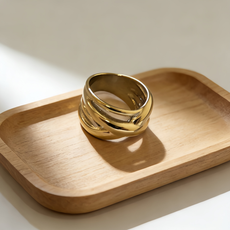 Knot Statement Ring/Stainless Steel