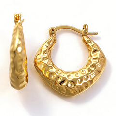 Tessa Hoop huggie  EAR/Gold