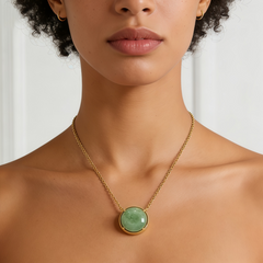 GREEN DONGLING NCK/GLD