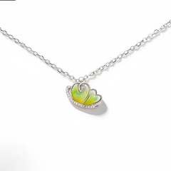 Leni butterfly enamel pendant NCK