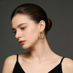 DEMI Hoop huggie EAR/Gold