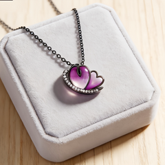 Leni butterfly enamel pendant NCK