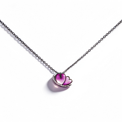 Leni butterfly enamel pendant NCK