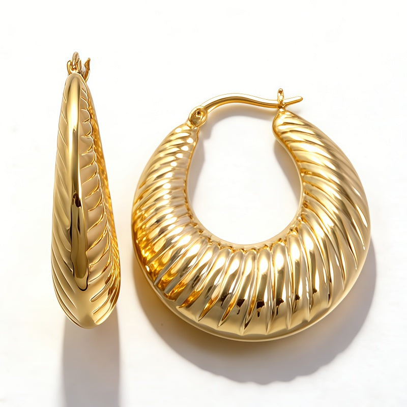 DEMI Hoop huggie EAR/Gold