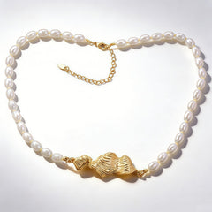 DINA GL PEARL NCK/GLD