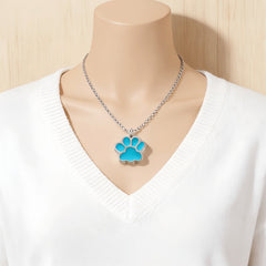 BEAR PAW BLUE ENAMEL NCK