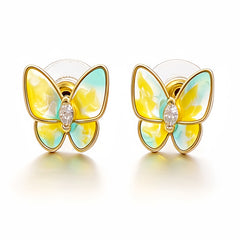 Stella butterfly enamel EAR