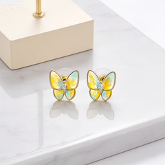 Stella butterfly enamel EAR