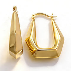 ELLE Hoop huggie EAR/Gold