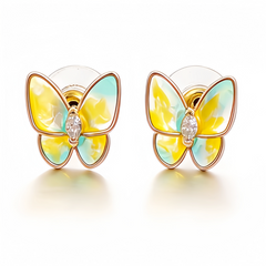 Stella butterfly enamel EAR