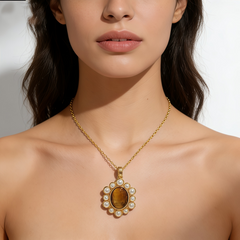 YELLOW TIGER'S EYE NCK