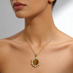 YELLOW TIGER'S EYE NCK