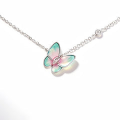 Stella butterfly enamel pendant NCK
