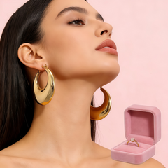 ALEX  Hoop huggie EAR/Gold